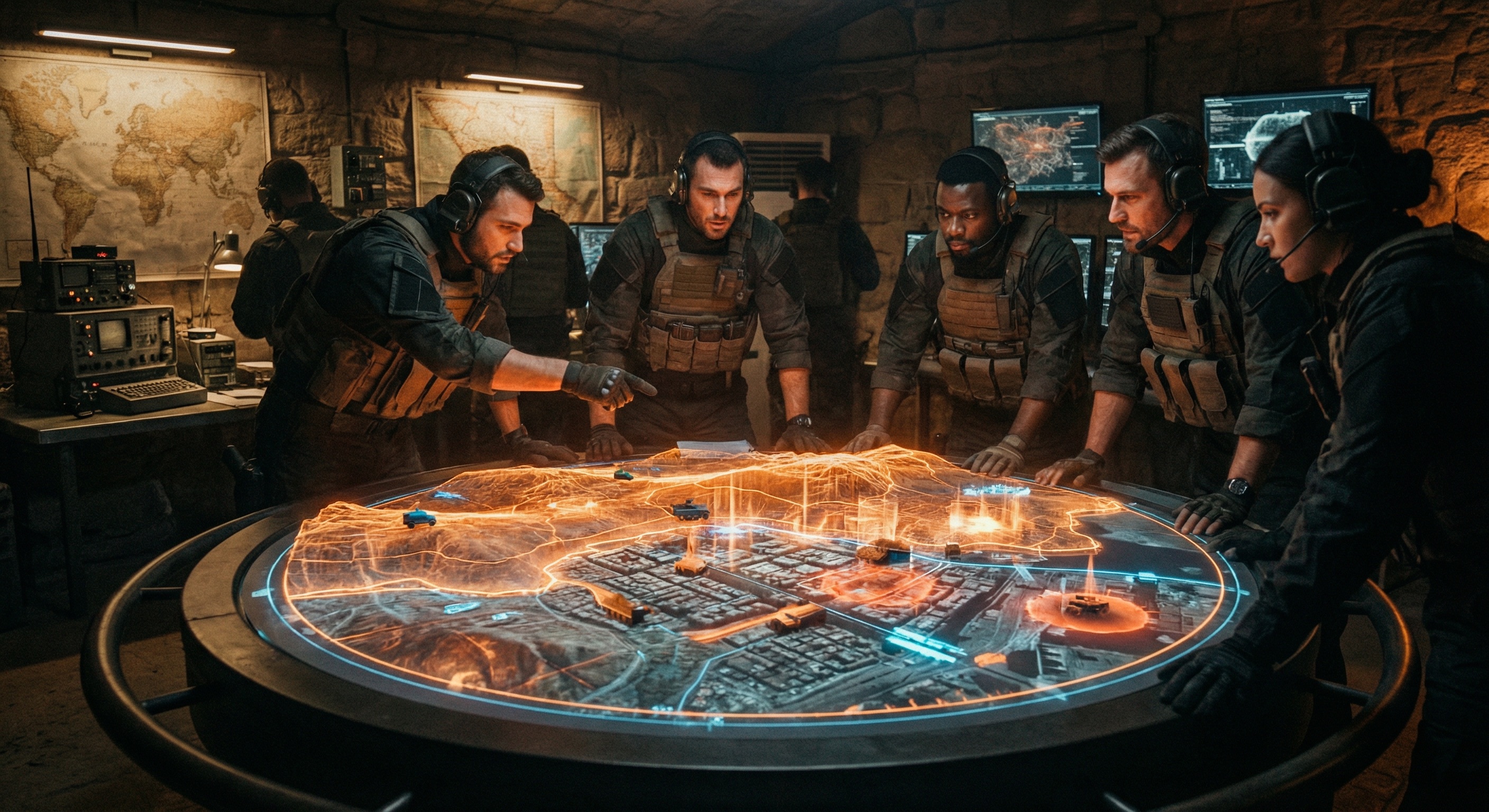 War room strategy table